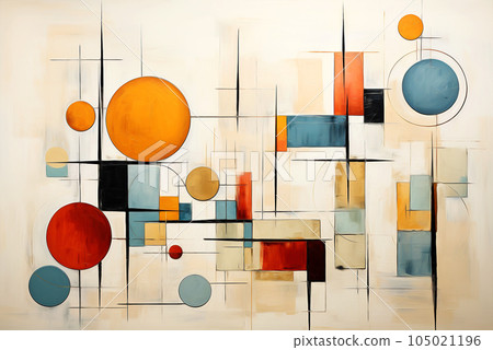 Abstract background. Geometric drawing. Abstract background. Geometric drawing. 105021196