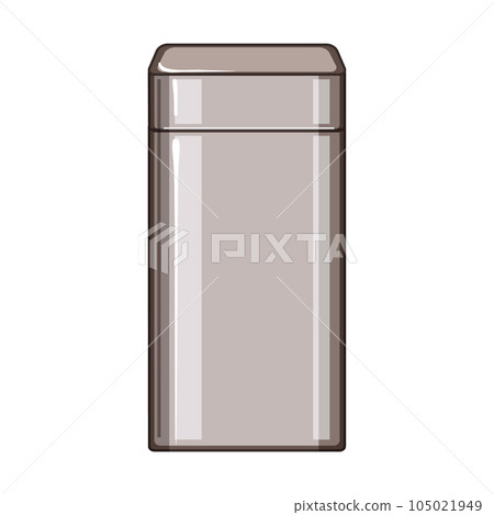 blank metal tin can cartoon vector illustration 105021949