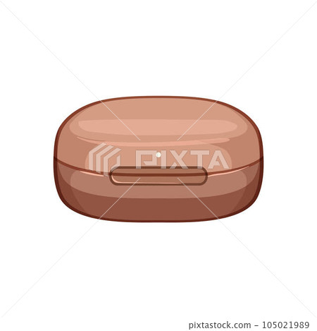 listen headphones wireless cartoon vector illustration 105021989