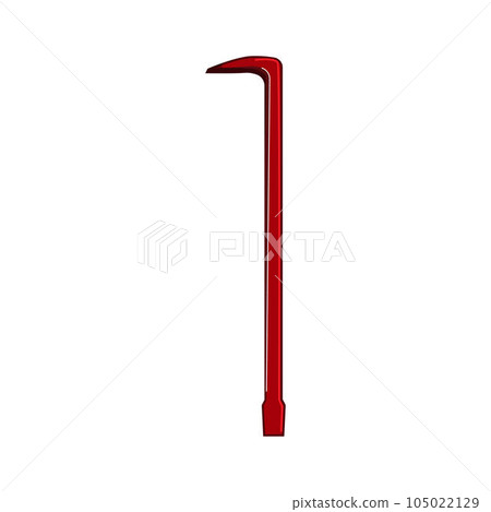 hand crowbar metal cartoon vector illustration hand crowbar metal cartoon vector illustration 105022129