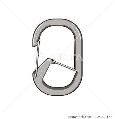 safety carabiner clip cartoon vector illustration safety carabiner clip cartoon vector illustration 105022138