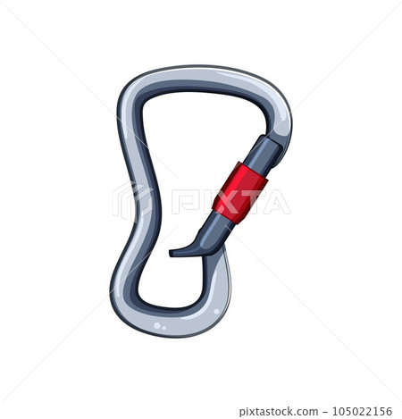 hook carabiner clip cartoon vector illustration hook carabiner clip cartoon vector illustration 105022156