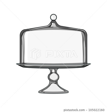 dish cake dome cartoon vector illustration dish cake dome cartoon vector illustration 105022160