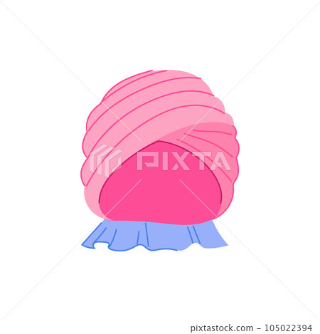 traditional turban indian cartoon vector illustration 105022394
