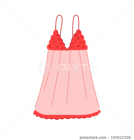 female sleepshirt woman cartoon vector illustration 105022500