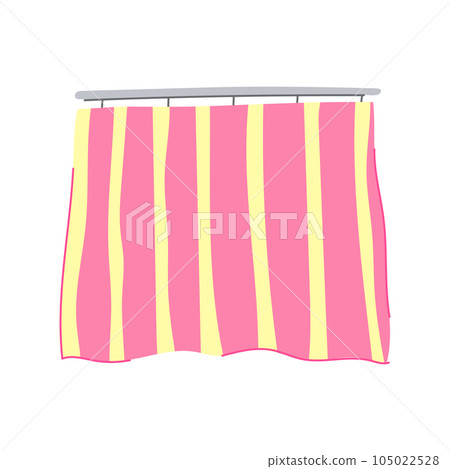 clear shower curtain cartoon vector illustration clear shower curtain cartoon vector illustration 105022528