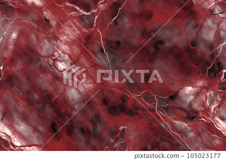 seamless red marble texture with black and white veins, neural network generated image seamless red marble texture with black and white veins, neural network generated image 105023177
