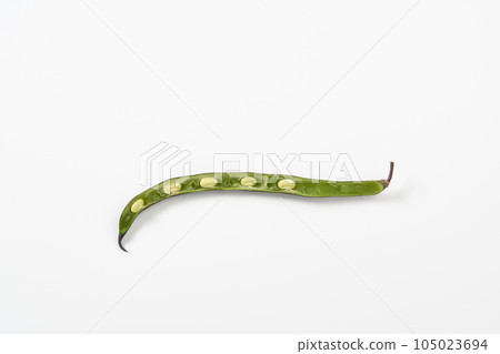 Purple kidney beans White background image 105023694