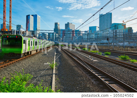 A view of Tamachi from the new Yamanote Line Takanawa Gateway Station 105024502