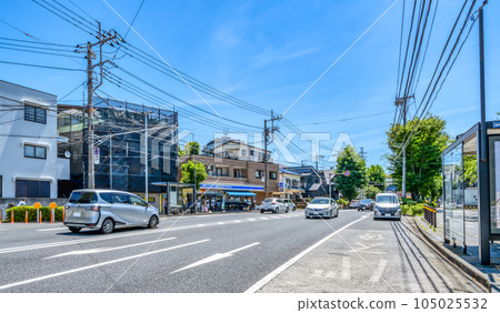 Urban scenery of Yokohama City Negishi Koen Station 105025532