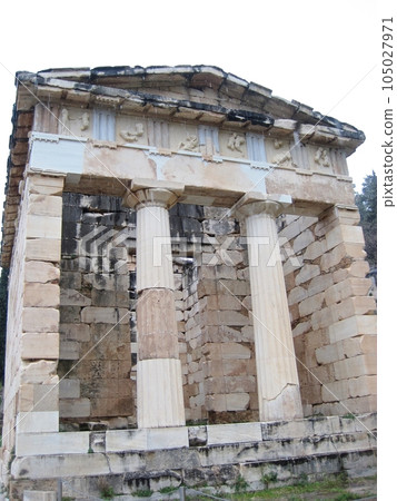 Archaeological site of Delphi in Greece Archaeological site of Delphi in Greece 105027971