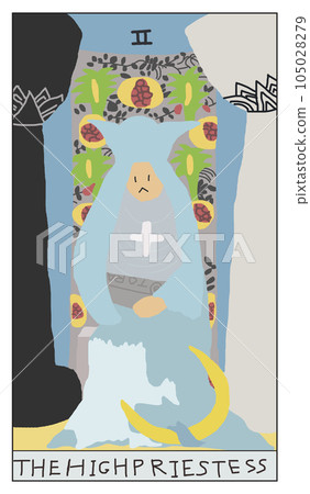 2_高階女祭司_塔羅牌 2_高階女祭司_塔羅牌 105028279