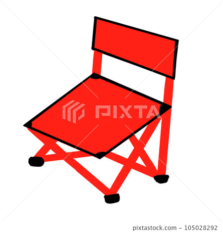 chair for children icon, cartoon style 105028292