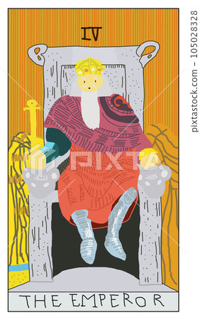 4_皇帝_塔羅牌 105028328