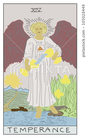 14_節制_塔羅牌 105028449