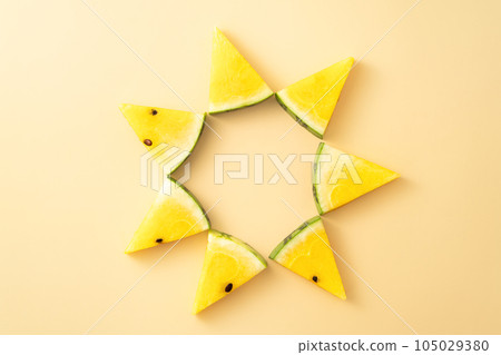 watermelon koyu yellow top view pattern Yellow watermelon スイカ yellow yellow watermelon yellow flesh watermelon watermelon koyu yellow top view pattern Yellow watermelon スイカ yellow yellow watermelon yellow flesh watermelon 105029380