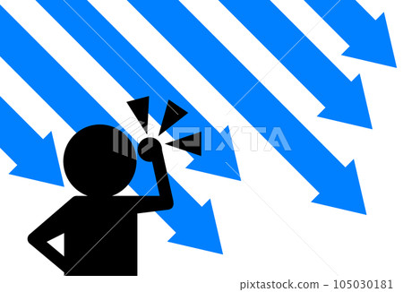 Illustration of a person who makes a fist pose for a successful result of effort Illustration of a person who makes a fist pose for a successful result of effort 105030181