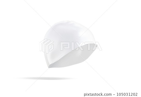 Blank white sport swim cap mockup, side view, no gravity Blank white sport swim cap mockup, side view, no gravity 105031202