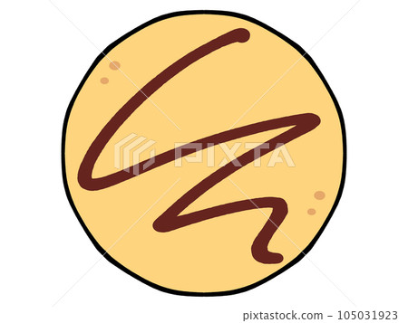 Sauce cracker illustration material Sauce cracker illustration material 105031923