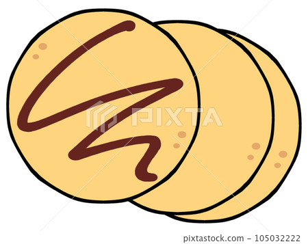 Sauce cracker illustration material Sauce cracker illustration material 105032222