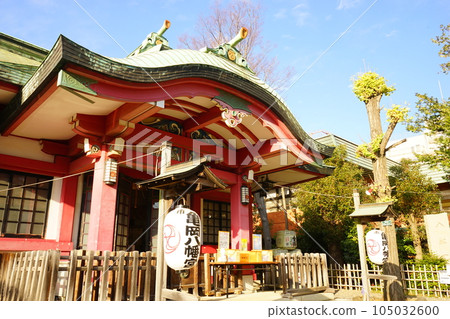 日本 東京 市谷 龜岡八幡神社 日本 東京 市谷 龜岡八幡神社 105032600