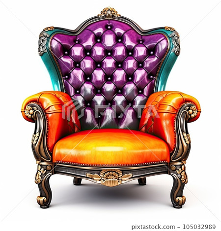 Modern armchair isolated. Illustration AI Generative Modern armchair isolated. Illustration AI Generative 105032989