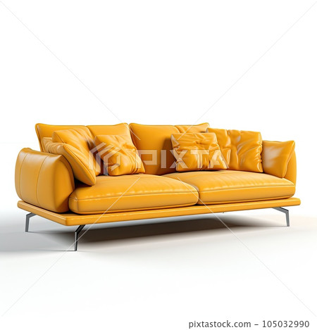 Modern sofa isolated. Illustration AI Generative Modern sofa isolated. Illustration AI Generative 105032990