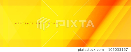 Sports yellow modern abstract wide background with diagonal geometric lines. Trendy yellow abstract banner for presentation or advertising Sports yellow modern abstract wide background with diagonal geometric lines. Trendy yellow abstract banner for presentation or advertising 105033167