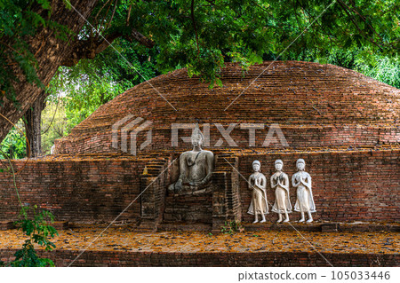 Ancient buddha figures in (SRI SUKHOT) temple is an ancient buddhist temple in Chan Palace is a Buddhist temple It is a major tourist attraction in Phitsanulok,Thailand. Ancient buddha figures in (SRI SUKHOT) temple is an ancient buddhist temple in Chan Palace is a Buddhist temple It is a major tourist attraction in Phitsanulok,Thailand. 105033446