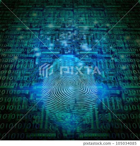 Fingerprint and binary code 105034085