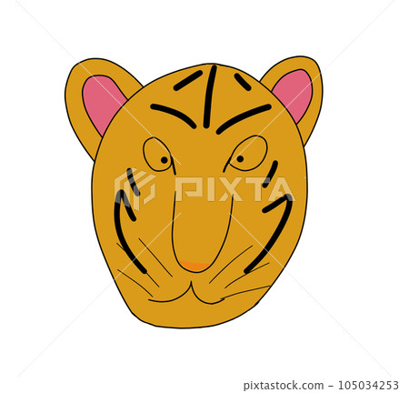 vector design of tiger 105034253