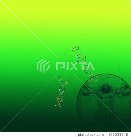 DNA strands DNA strands 105035346