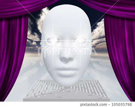 Mask and curtains Mask and curtains 105035798