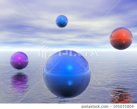 Colorful spheres 105035804