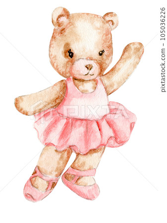 strapless open back dress Sleep Well Teddy Bear Comforter by Steiff - Pink - 30cm main image 1