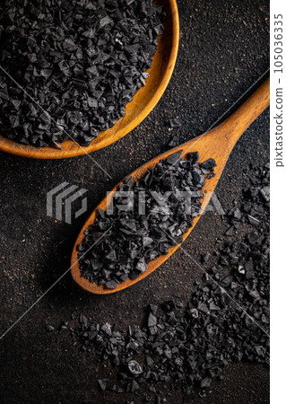 Gourmet black Hawaii salt 105036335