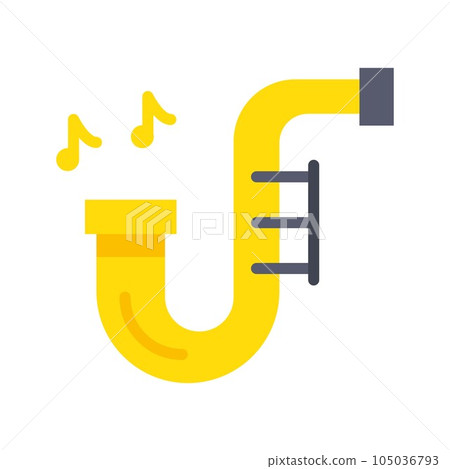 Saxophone Icon Image. Saxophone Icon Image. 105036793