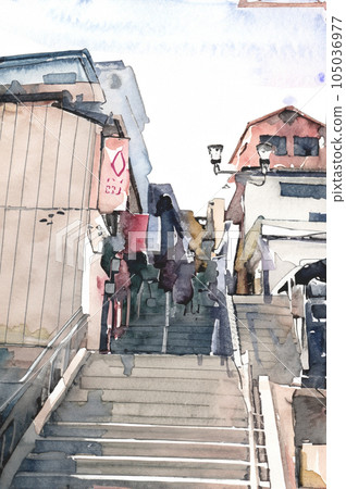人們爬樓梯 105036977