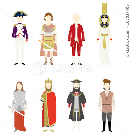 世界歷史人物插畫集 105037409
