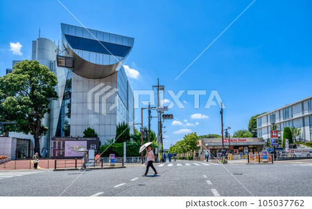 Urban scenery of Ota Ward, Tokyo Ookayama Station 105037762