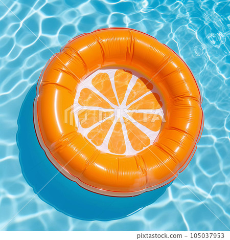Round Orange Fruit Air Mattress Round Orange Fruit Air Mattress 105037953