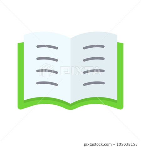 Open Book Icon Image. Open Book Icon Image. 105038155