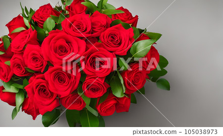 紅玫瑰花束週年紀念圖片 紅玫瑰花束週年紀念圖片 105038973