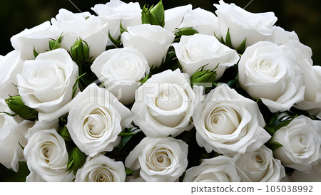 白玫瑰花束週年紀念圖片 白玫瑰花束週年紀念圖片 105038992