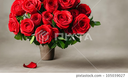 紅玫瑰花束週年紀念圖片 紅玫瑰花束週年紀念圖片 105039027