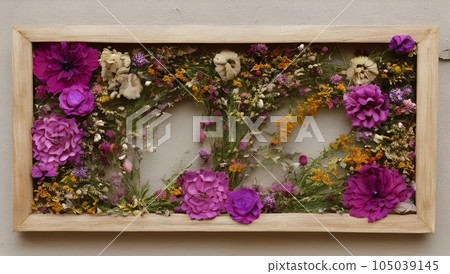 image of natural dried flowers 105039145