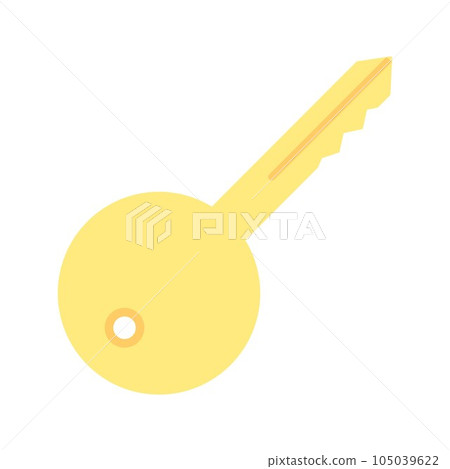 Door Key Icon Image. 105039622