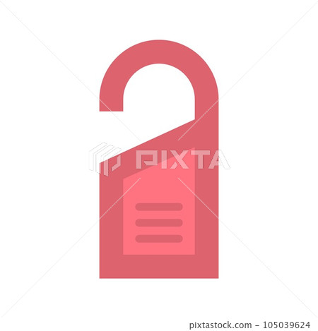 Door Hanger Icon Image. 105039624