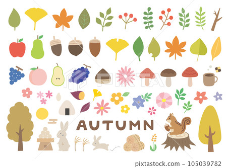 與秋天相關的插圖分類集 105039782