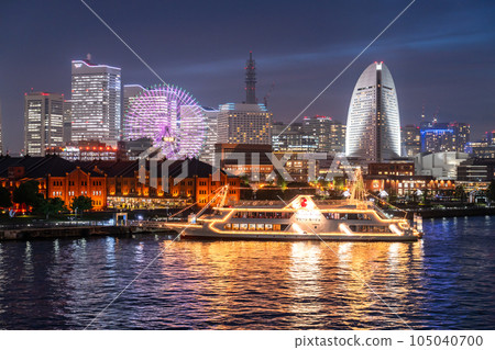 《神奈川縣》橫濱灣區約會地點夜景 105040700